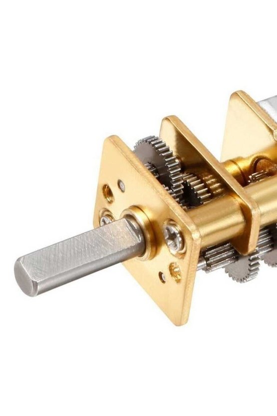 12V 200 RPM Redüktörlü Mikro DC Motor GA12-N20 12mm Metal Dişli D Şaftlı Kompakt Elektronik Mekanizm