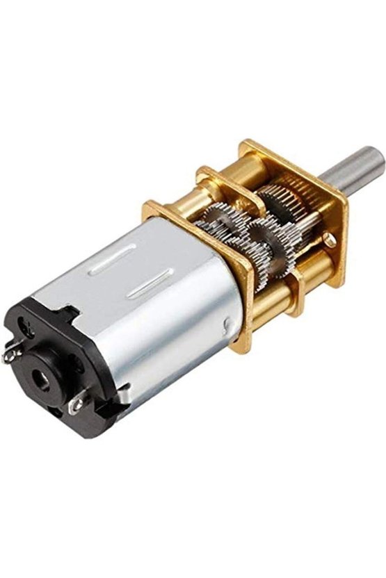 N20 6V 2500 RPM Redüktörlü Mikro DC Motor Metal Dişli Mini Motor 3mm D Şaft Yüksek Devirli Robotik v