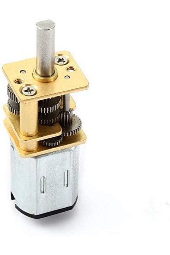 N20 6V 2500 RPM Redüktörlü Mikro DC Motor Metal Dişli Mini Motor 3mm D Şaft Yüksek Devirli Robotik v