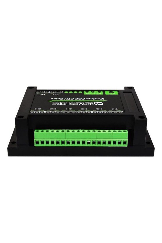8 Kanallı Ethernet Röle Modülü Modbus RTU TCP PoE Port