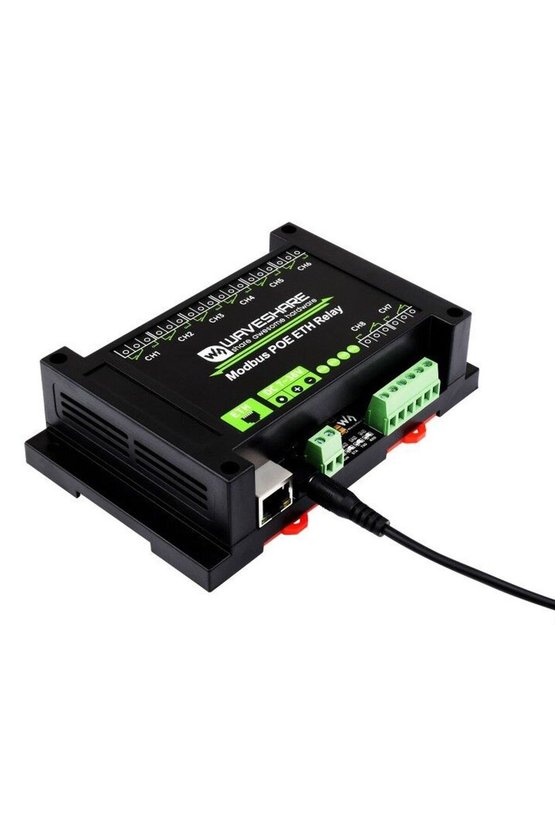 8 Kanallı Ethernet Röle Modülü Modbus RTU TCP PoE Port