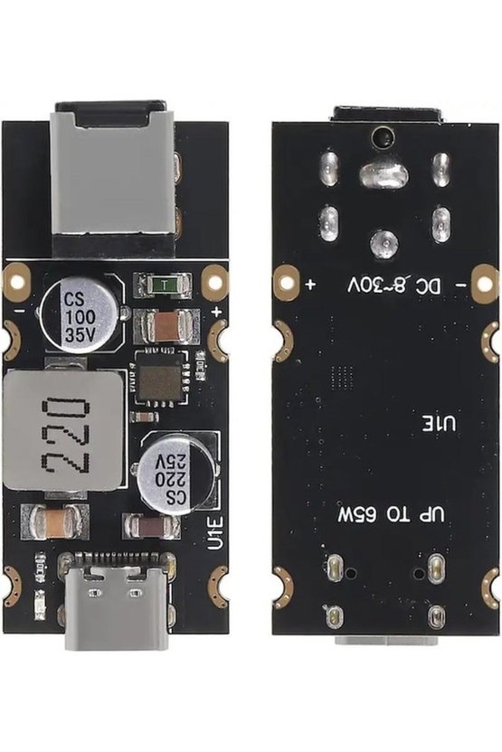 PD65W Type-C Hızlı Şarj Modülü DC 8-30V Çevirici Kart