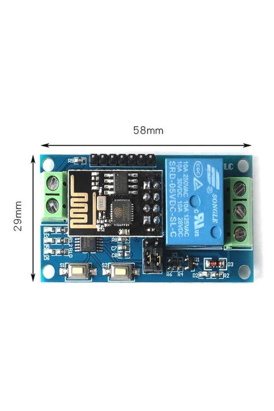 ESP8266 1 Kanal 5V ESP-01 WiFi Röle Modülü Akıllı Ev IoT Kartı