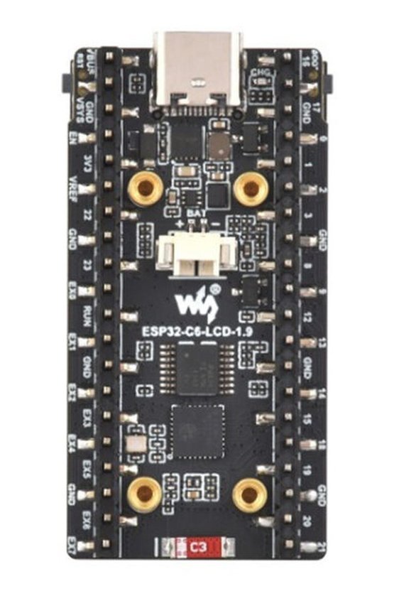 ESP32-C6 1.9 İnç LCD Ekranlı Geliştirme Kartı