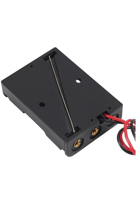 5 Adet 3lü AAA Pil Yatağı 4.5V Çıkışlı Açık Kasa Kablolu Yuva