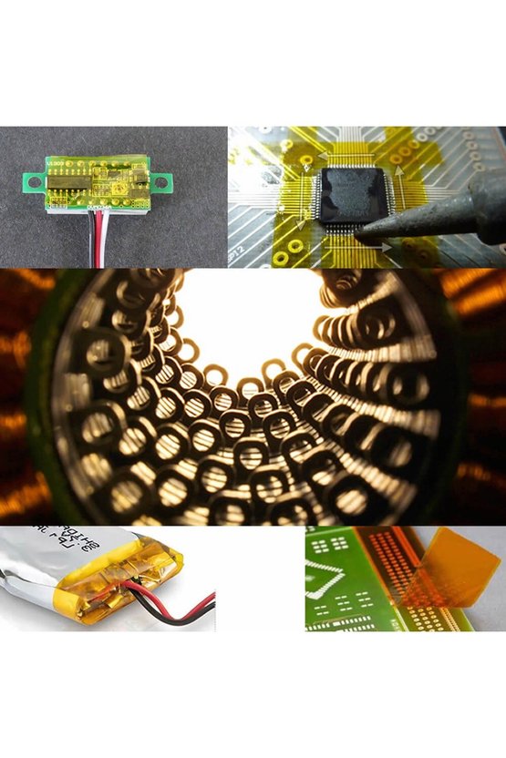 Kapton Bant 10mm X 30 Metre Yüksek Düşük Sıcaklık -73c 260c Termal Isıya Dayanıklı
