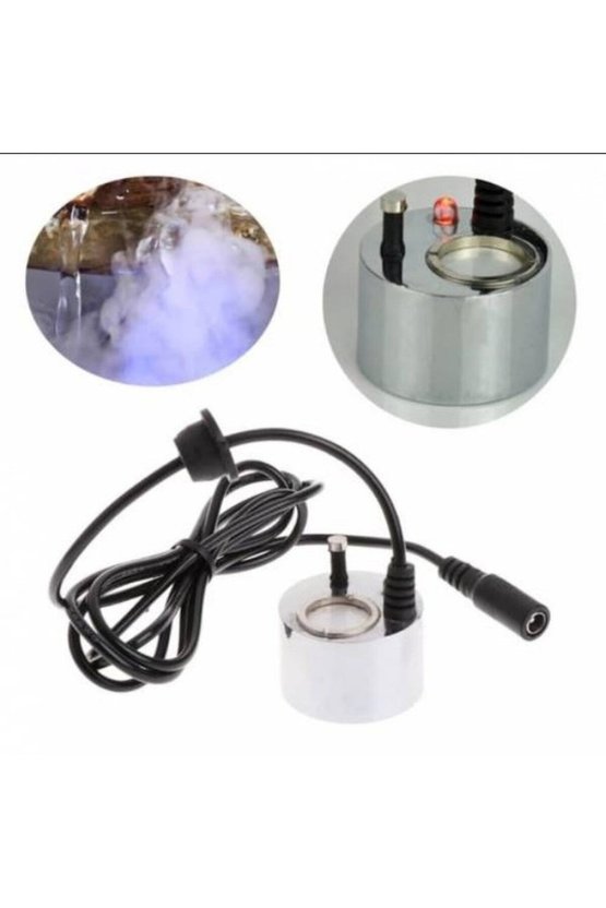 24V Adaptörlü Ultrasonik Sis Yapıcı Su Altı Buhar ve Sis Efekti Atomizer Seti