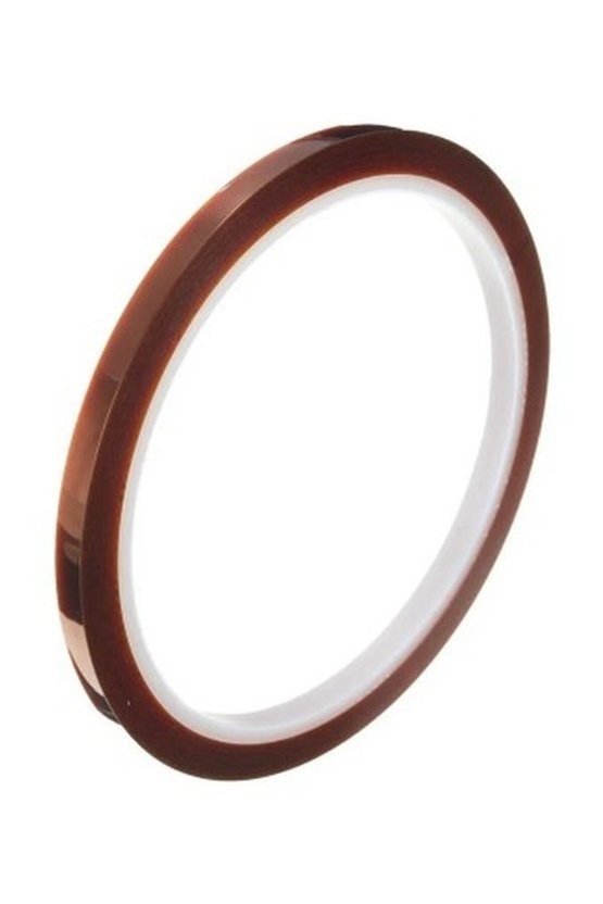 Isıya Dayanıklı Poliimid Bant 5mm x 30 Metre Devre Maskeleme Bandı