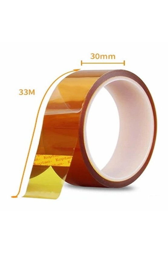 Isıya Dayanıklı Yüksek Isı İzolasyonlu Poliimid Kapton Bant 30mm x 30M
