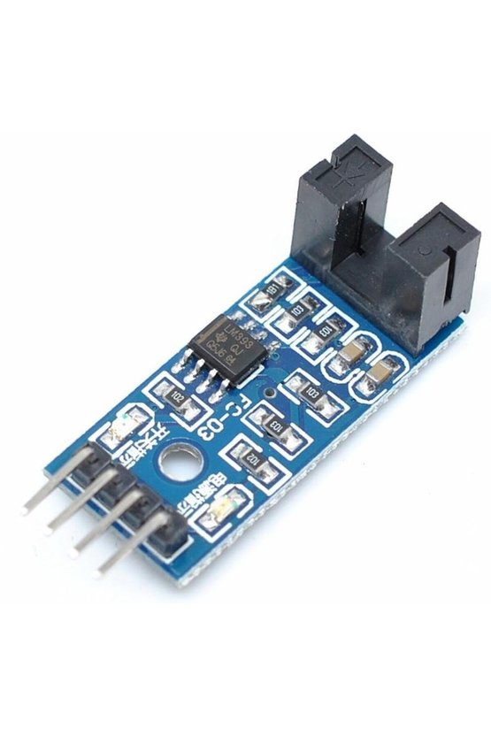 LM393 Optik Hız Sensörü Modülü Kızılötesi Slot Tipi Enkoder Okuyucu FC-03