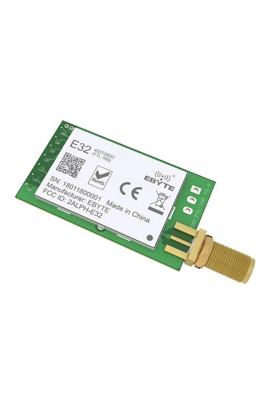 Ebyte E32-433T20D 433MHz 20dBm UART LoRa RF Kablosuz Haberleşme Modülü SMA Anten Çıkışlı