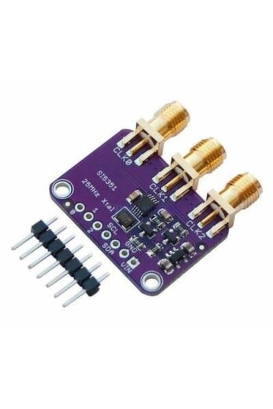 CJMCU Si5351 I2C Saat Sinyal Jeneratör Modülü 8kHz-160MHz 3 Çıkışlı