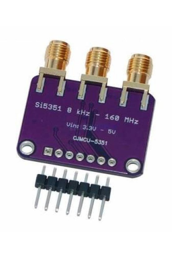 CJMCU Si5351 I2C Saat Sinyal Jeneratör Modülü 8kHz-160MHz 3 Çıkışlı