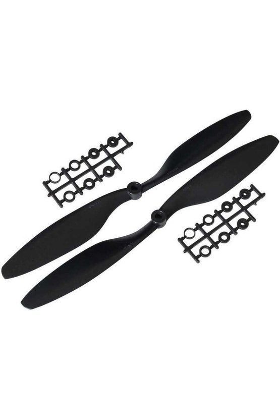 1045 RC Multikopter ve Drone Pervanesi 10x4.5 Siyah Adaptörlü