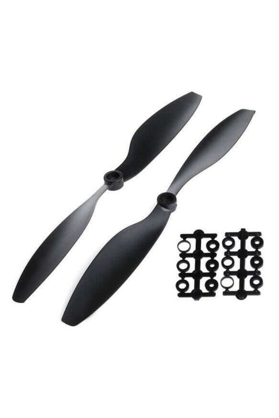 8045 Siyah Drone ve Multikopter Pervane Seti 8x4.5 İki Adet