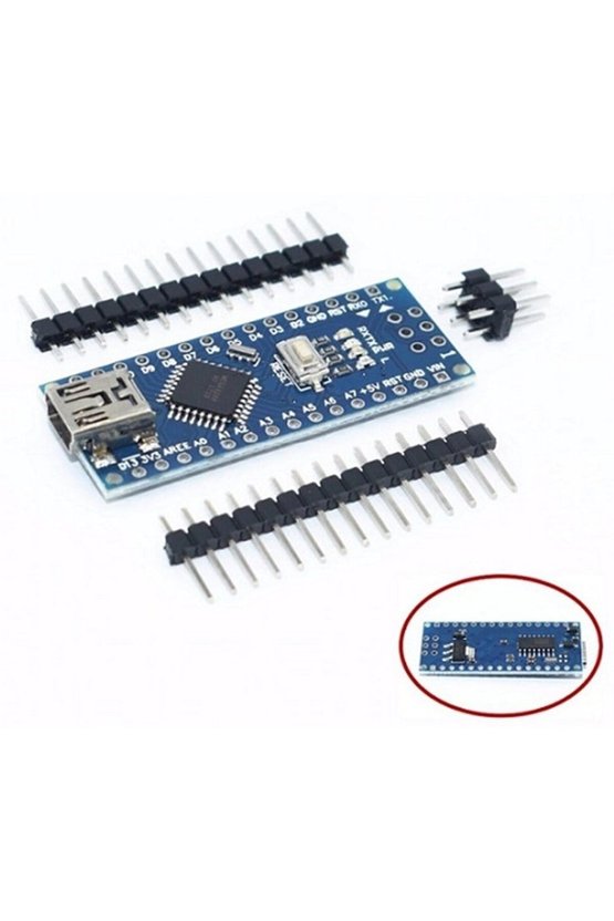 Nano CH340 ATmega328PB Geliştirme Kartı Lehimlenmemiş Pin