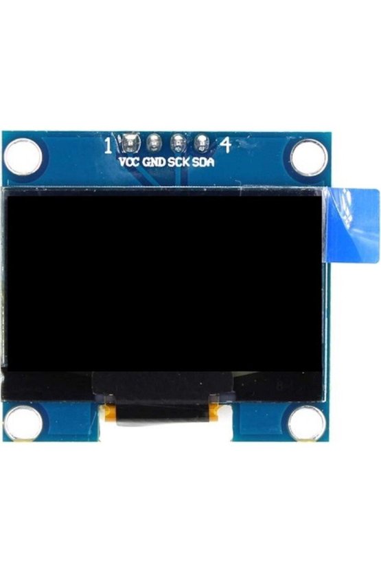 1.3 İnç OLED Ekran Modülü Mavi Renkli I2C 4 Pin 1306 Çipli