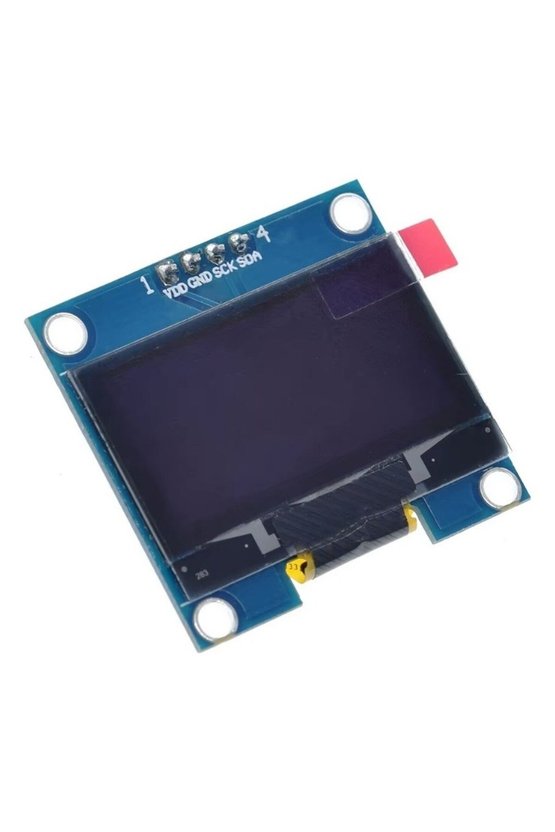 1.3 İnç OLED Ekran Modülü Mavi Renkli I2C 4 Pin 1306 Çipli