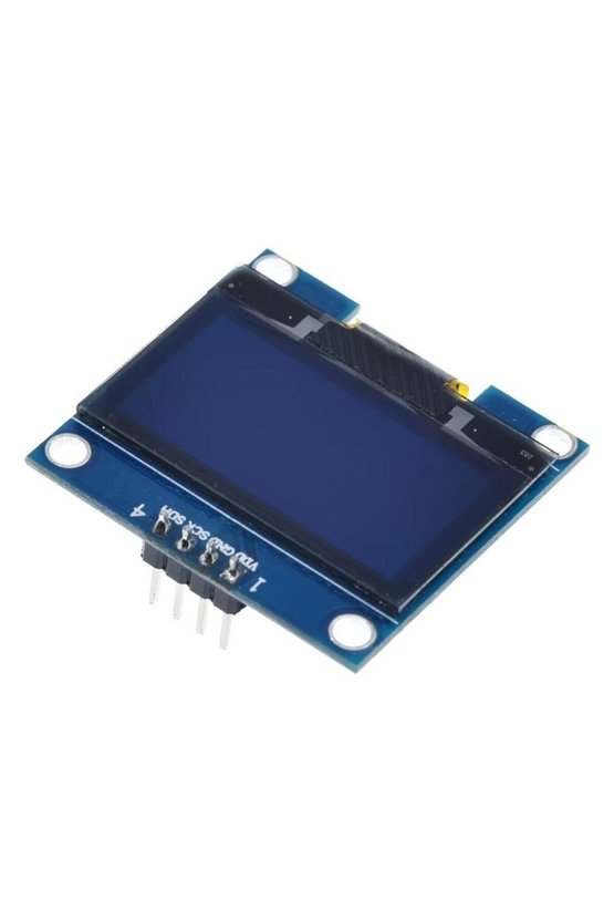 1.3 İnç OLED Ekran Modülü Mavi Renkli I2C 4 Pin 1306 Çipli