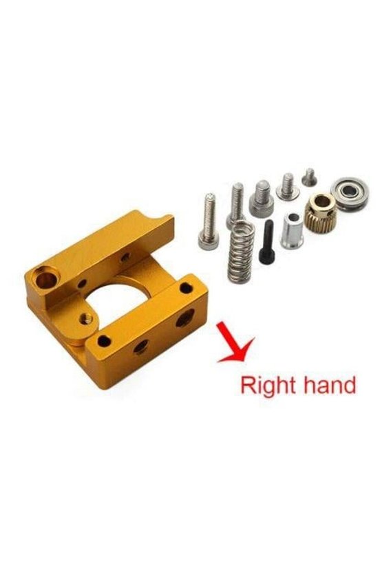 3D Yazıcı MK8 Alüminyum Ekstruder Besleme Mekanizması Sağ Yön Right