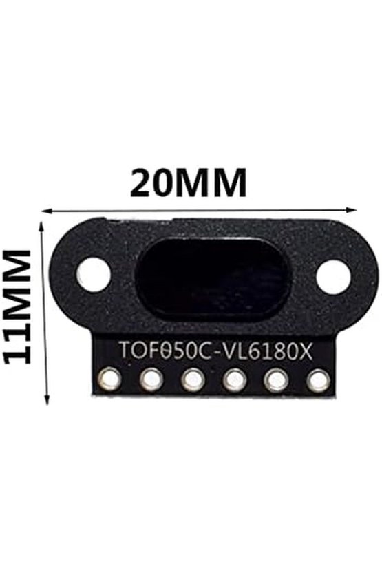 VL6180X TOF050C I2C Lazer Mesafe ve Ortam Işığı Sensörü Modülü