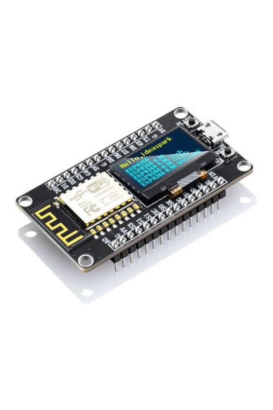 NodeMCU ESP8266 0.96 İnç OLED Ekranlı WiFi Geliştirme Modülü