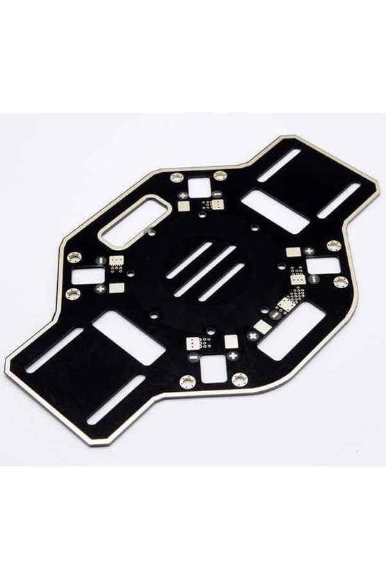 F450 PCB Kartlı Quadcopter Drone Gövde Kiti Kırmızı Siyah Kol