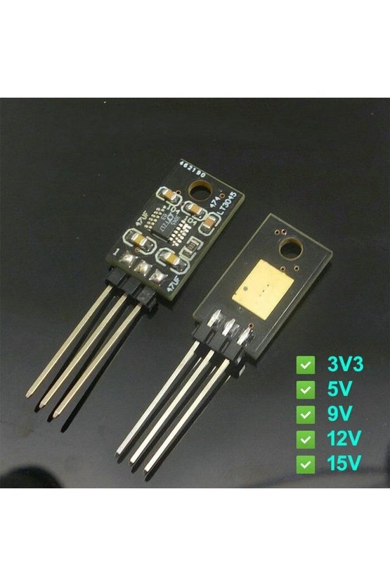 LT3045 Ultra Düşük Gürültülü Voltaj Regülatör Modülü 5V LM7805 Uyumlu
