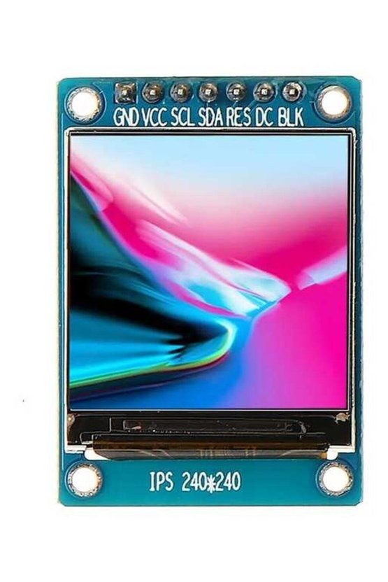 ST7789 1.3 İnç IPS LCD Ekran Modülü SPI 240x240