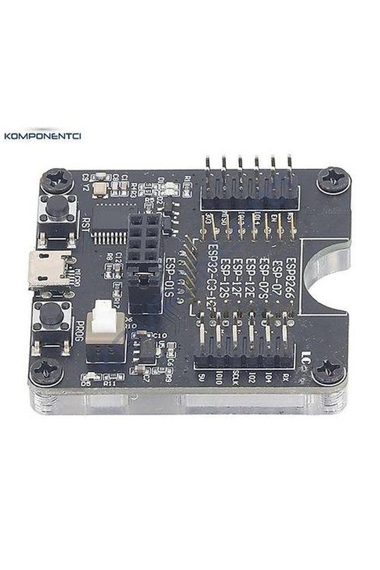 ESP8266 ESP-01S ESP-07 ESP-12 Serisi Uyumlu Geliştirme ve Programlama Test Modülü