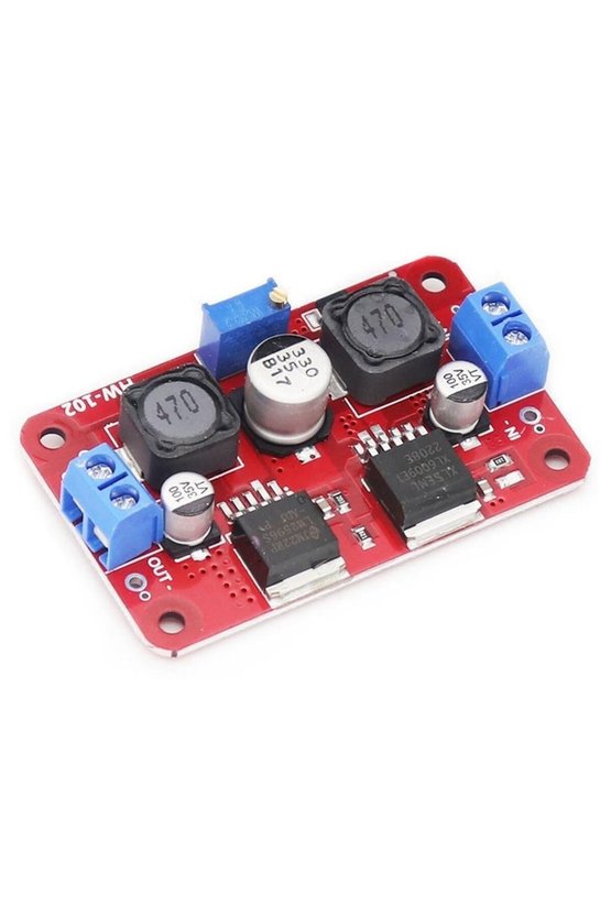 XL6009 LM2596S Otomatik Voltaj Düşürücü ve Yükseltici Ayarlanabilir Buck-Boost Regülatör Modülü