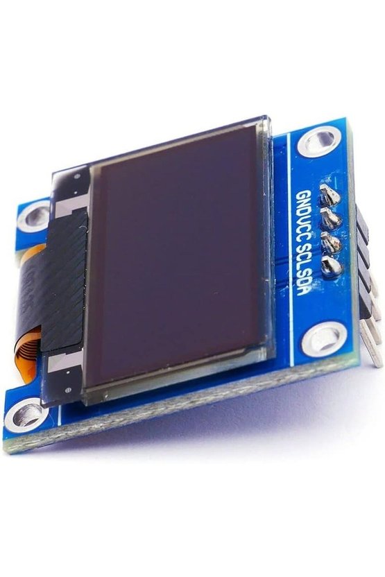 0.96 inç Beyaz OLED LCD Ekran Modülü 128x64 Piksel I2C Seri IIC