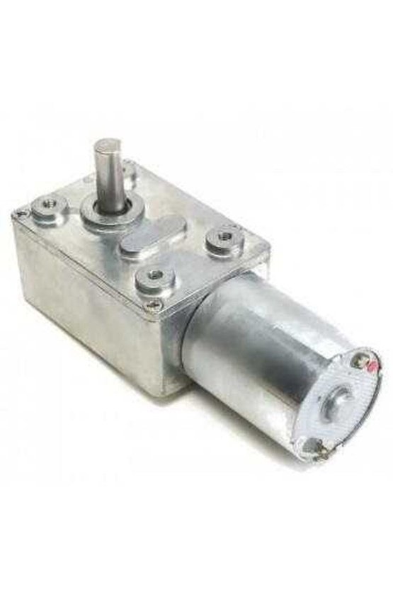 12V 30 RPM L Redüktörlü DC Motor Yüksek Torklu Otomasyon Motoru