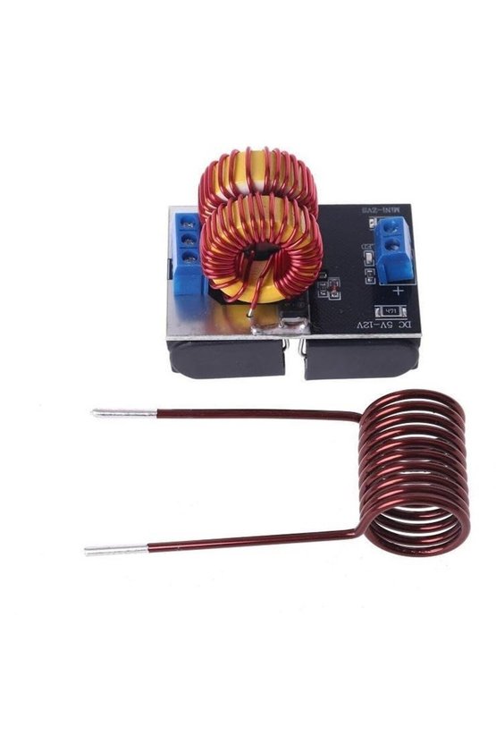 Mini ZVS İndüksiyon Isıtma Modülü 5V-12V Yüksek Frekans Isıtıcı Kartı ve Bobin Seti