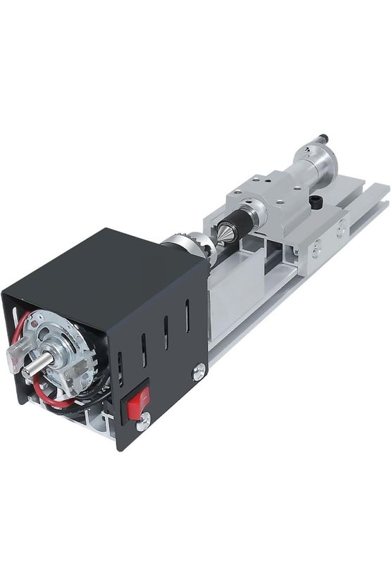 100W Mini Ahşap Torna Makinesi 7 Kademeli Hız Ayarlı Hobi Tespih ve Oyma Seti
