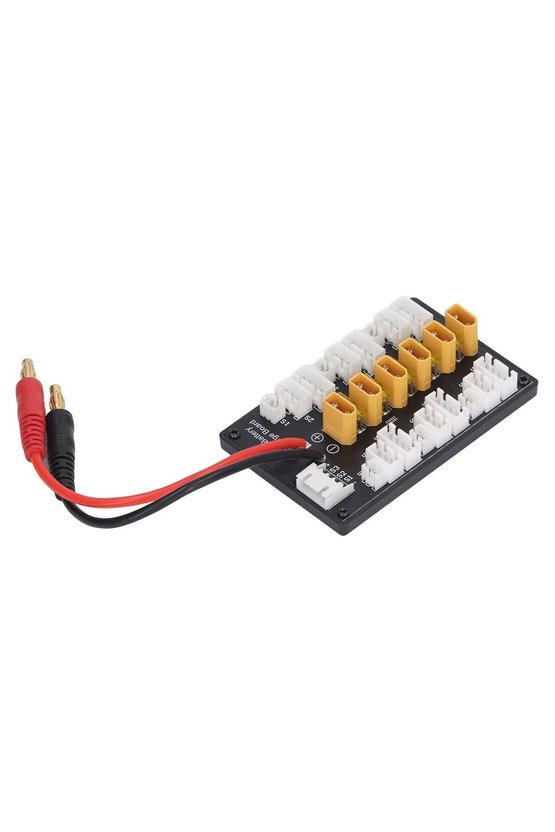 1S-3S XT30 Lipo Batarya Paralel Şarj Kartı Çoklu Şarj Adaptörü ve Balans Kablosu Seti RC dron