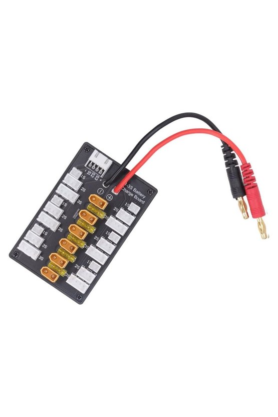 1S-3S XT30 Lipo Batarya Paralel Şarj Kartı Çoklu Şarj Adaptörü ve Balans Kablosu Seti RC dron