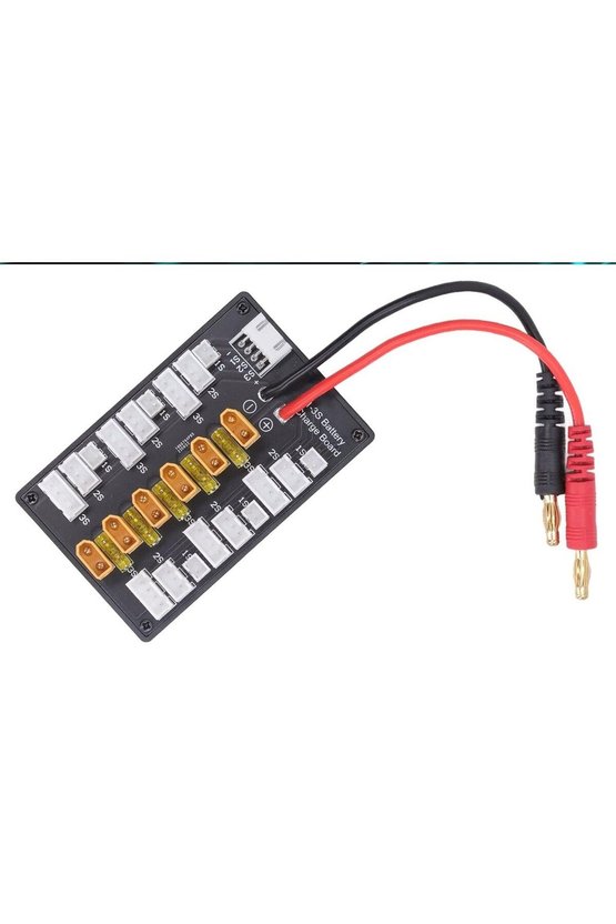 1S-3S XT30 Lipo Batarya Paralel Şarj Kartı Çoklu Şarj Adaptörü ve Balans Kablosu Seti RC dron