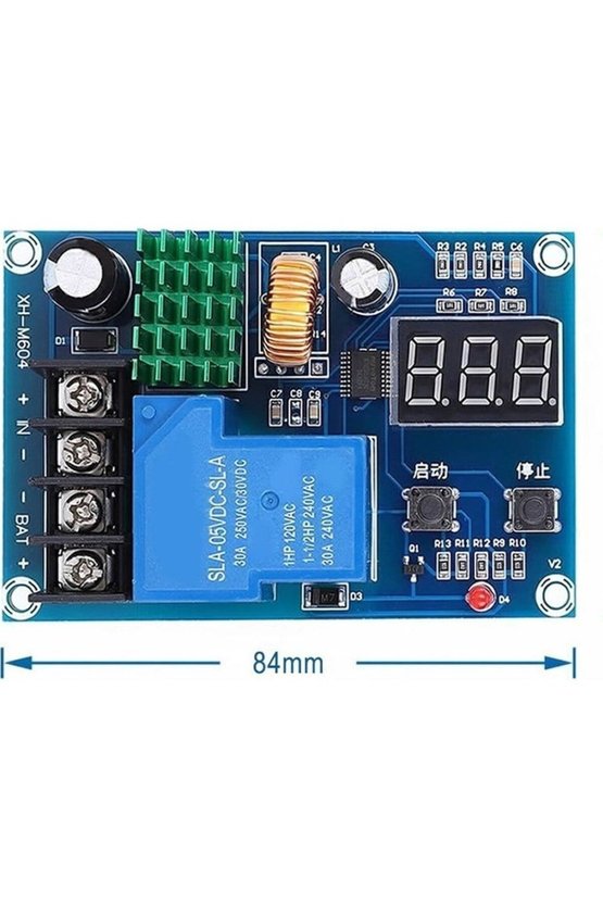 XH-M604 Dijital Ekranlı Akü Şarj Kontrol Modülü 12V-24V 30A