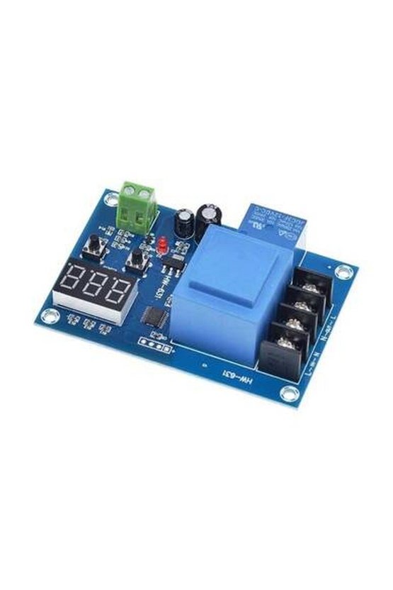XH-M602 Dijital Akü Şarj Kontrol Röle Modülü 220V 10A Akıllı Şarj Kesici Devre