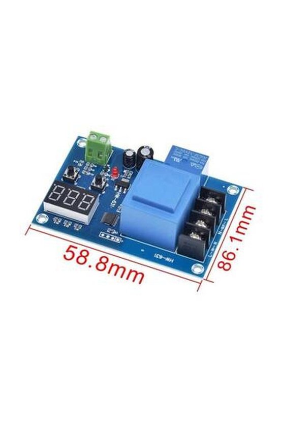 XH-M602 Dijital Akü Şarj Kontrol Röle Modülü 220V 10A Akıllı Şarj Kesici Devre