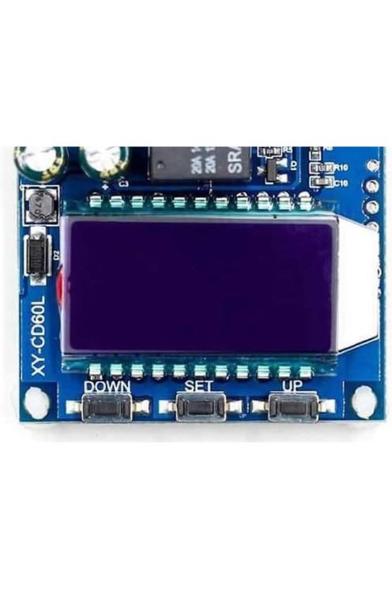 XY-CD60L 6V-60V Lcd Ekranlı Akü Batarya Şarj Ve Deşarj Kontrol Modülü Röleli