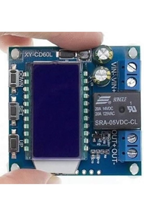 XY-CD60L 6V-60V Lcd Ekranlı Akü Batarya Şarj Ve Deşarj Kontrol Modülü Röleli