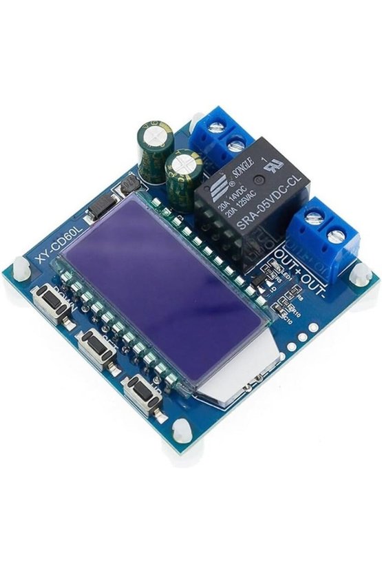 XY-CD60L 6V-60V Lcd Ekranlı Akü Batarya Şarj Ve Deşarj Kontrol Modülü Röleli