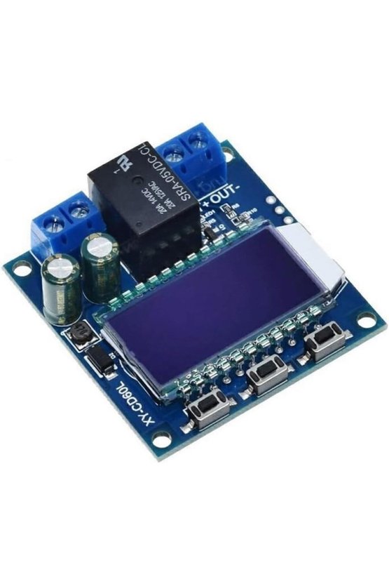 XY-CD60L 6V-60V Lcd Ekranlı Akü Batarya Şarj Ve Deşarj Kontrol Modülü Röleli
