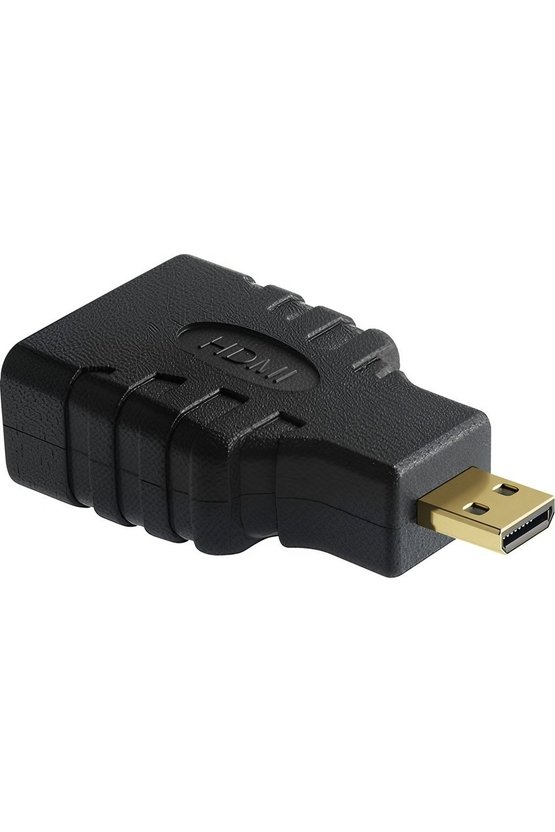 Micro HDMI to HDMI Çevirici Adaptör - Altın Uçlu 4K Destekli Dönüştürücü - Raspberry Pi 5 Uyumlu