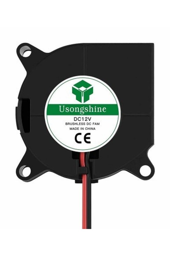 4020 Salyangoz Blower Fan 12V DC Fırçasız Soğutucu Fan (40x40x20mm) - 3D Yazıcı Uyumlu