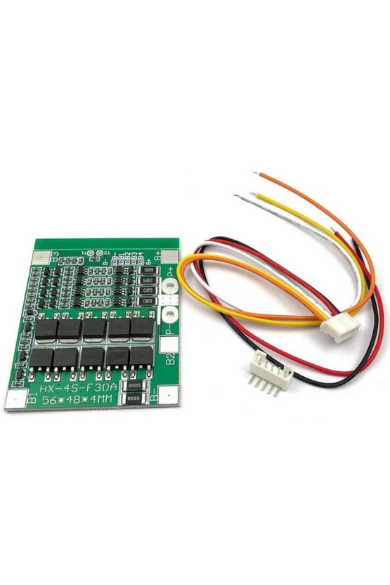4S 30A LiFePO4 BMS Balanslı Batarya Koruma ve Şarj Devre Kartı 3.2V (HX-4S-F30A)