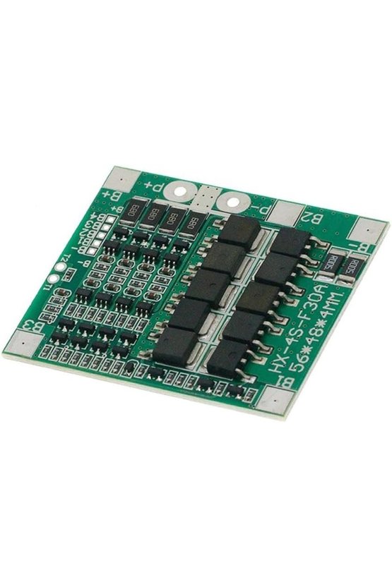 4S 30A LiFePO4 BMS Balanslı Batarya Koruma ve Şarj Devre Kartı 3.2V (HX-4S-F30A)