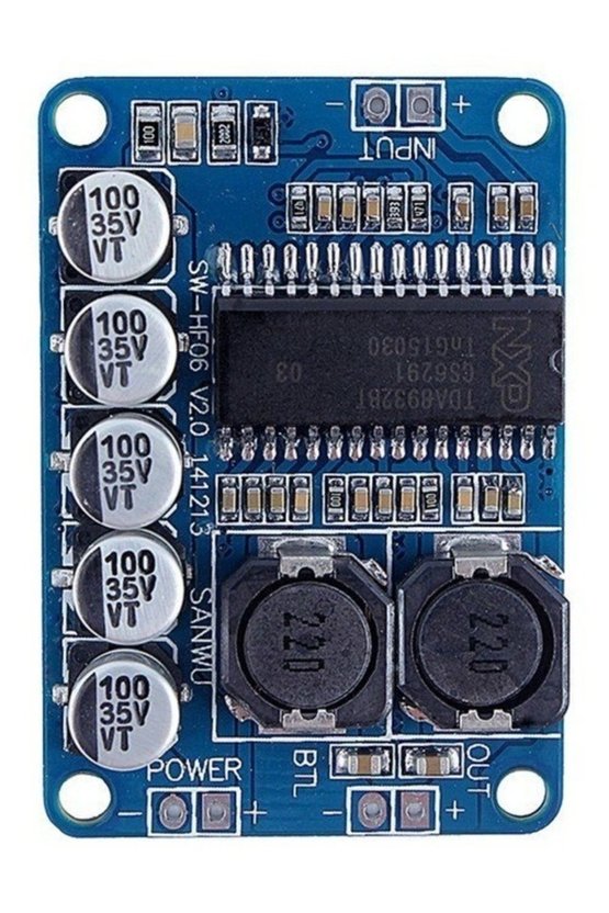 35W DC 10~30V Mono Amfi Devresi Ses Yükseltici TDA8932 Amplifier